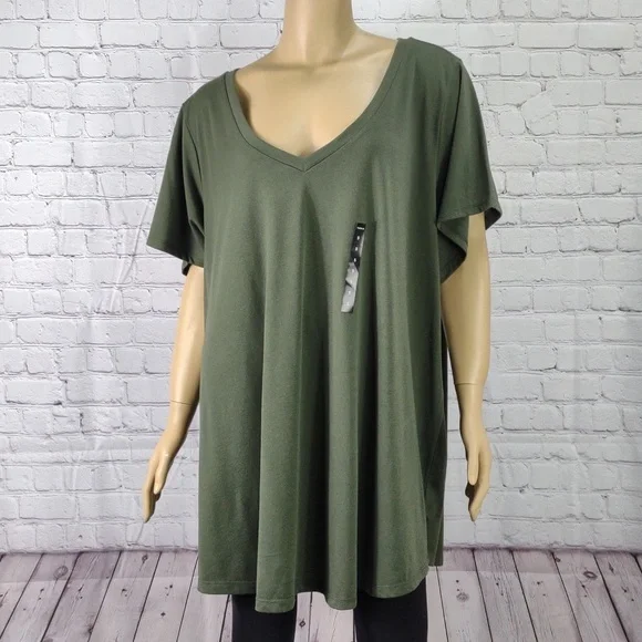 New Torrid Size 5X Army Green classic fit rop - Picture 8 of 8